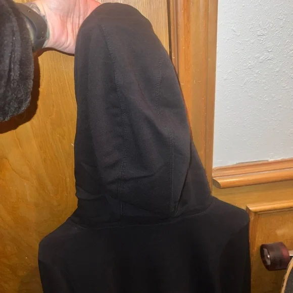 Nike pullover black slouchy hood hoody size small super comfortable ! - Picture 5 of 9